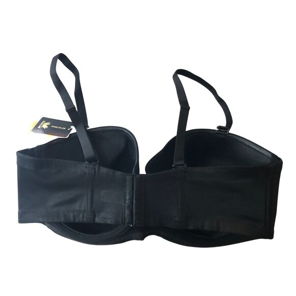 Wacoal Red Carpet Full Figure Underwire Strapless Bra Full Coverage Black 40DD - Picture 4 of 7